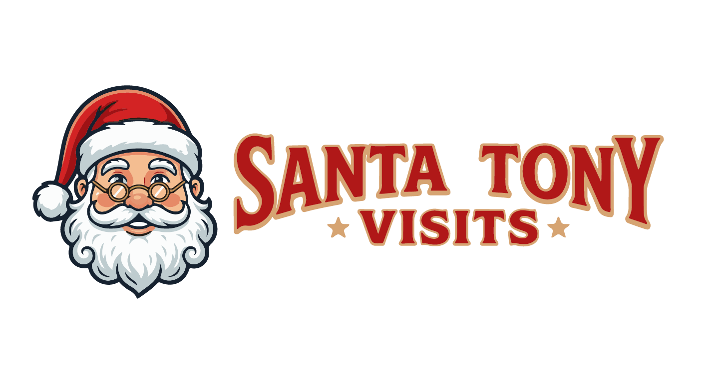 Santa Tony Visits Logo